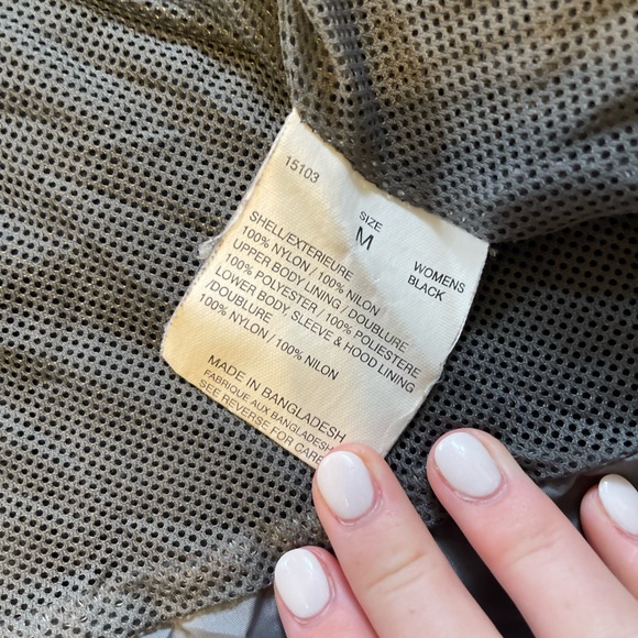 Woolrich Women’s Removable Hood Windbreaker Rain Jacket Sz M - Picture 6 of 9